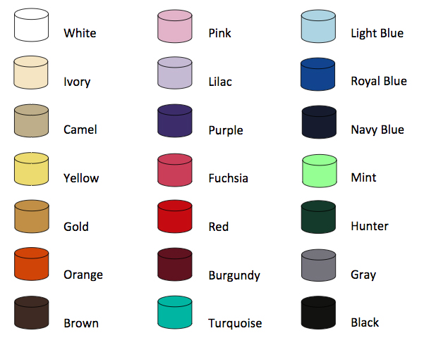 Standard Linen Color Swatches
